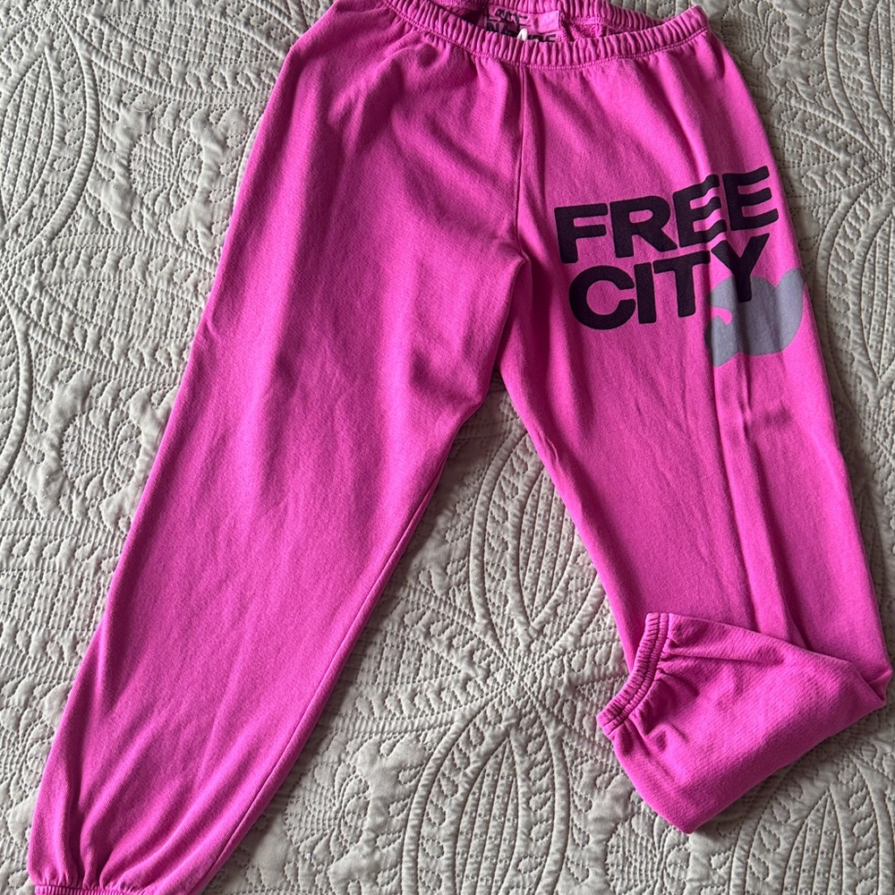 Freecity Pink Sweatpants